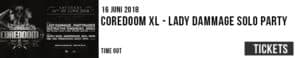 Coredoom XL, Lady Dammage, Time Out Gemert, hardcore, hardcore events 2018