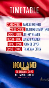 time table holland live time out