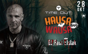 Hausa Wausa, Paul Elstak, Halloween, 28 oktober 2017, Time Out Gemert, feesten